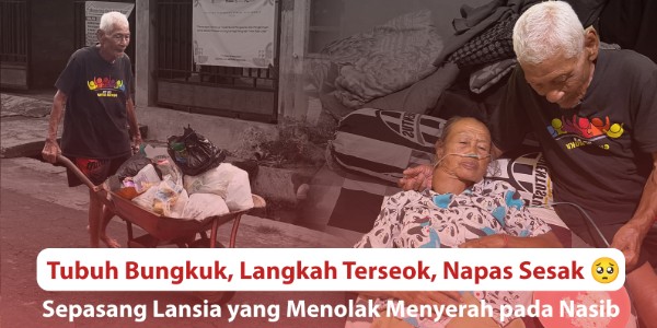 Tak Kenal Lelah Mbah Kismo Terus Berjuang Demi Pengobatan Istri