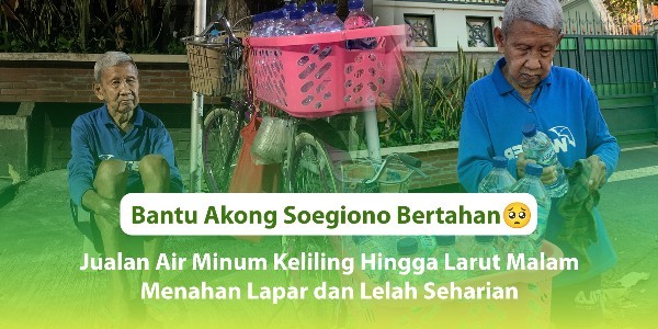 Perjuangan Akong Soegiono di Tengah Sepi dan Sakit