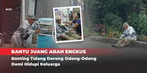 Usia 85 Tahun Mendorong Odong-Odong, Abah Masih Berjuang untuk Hidup