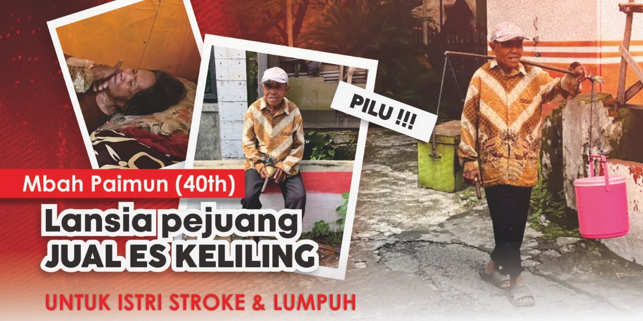 Mbah Paimun 40Th Jualan Es Untuk Istri Sakit Stroke