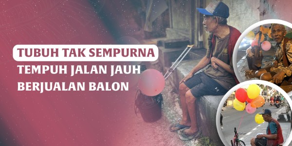 Perjuangan Mbah Giman 67th, berjalan 15 KM dengan Perut Kosong, Demi Bisa Makan Hari Ini