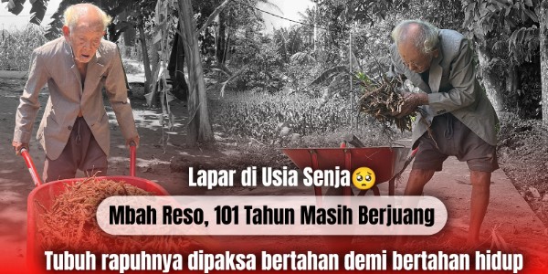 Mbah Reso, 101 Tahun Menantang Hidup Demi Sepiring Nasi