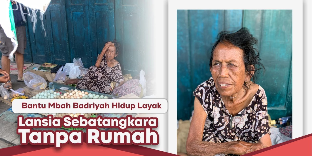 Perjuangan Mbah Badriyah, Lansia Sebatang Kara Tidur Di Emperan Toko