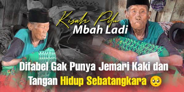 Lansia Sebatang Kara Tanpa Jari Tangan & Kaki Tak Pernah Tinggalkan Salat