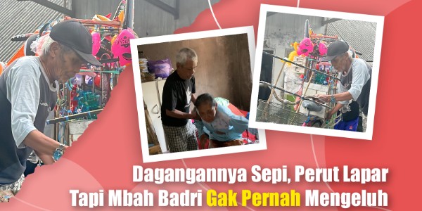 Mbah Badri 70Th Jual Mainan Tidur Di Jalanan Demi Istri