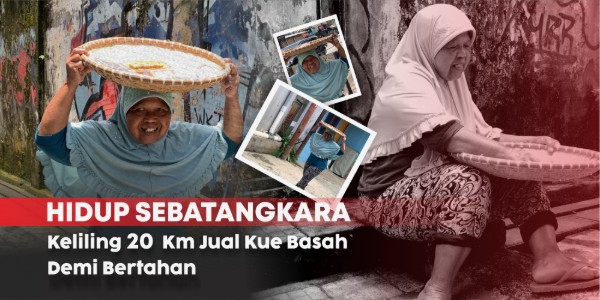 Telinga Tak Lagi Peka, Bu Tumini Tetap Melangkah 20 KM Demi Bertahan Hidup