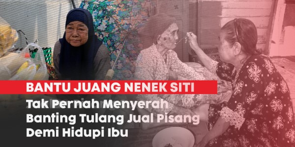Nenek Siti Rawat Ibunya usia 100 tahun