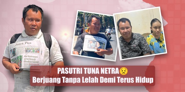 Bantu Mas Hasan, Penjual Koran Tunanetra yang Berjuang untuk Hidup Layak