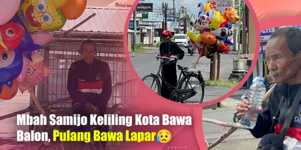 Kisah Inspiratif: Pantang Mengemis, Lansia Memilih Menjadi Penjual Balon