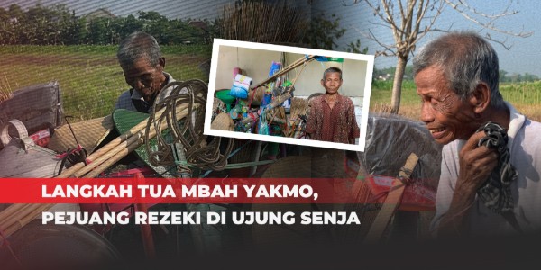 Mari Ringankan Beban Langkah Mbah Yakmo