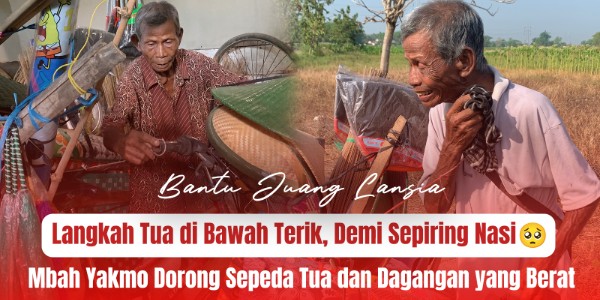 Hidup Sebatangkara, Tempuh 20Km di Usia Senja tuk Sambung Hidup