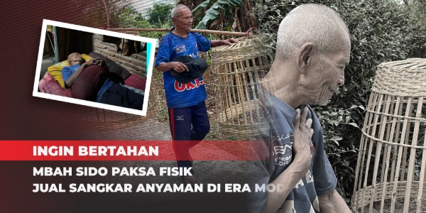 Bantu Kakek Renta Hidup Dari Sangkar Ayam