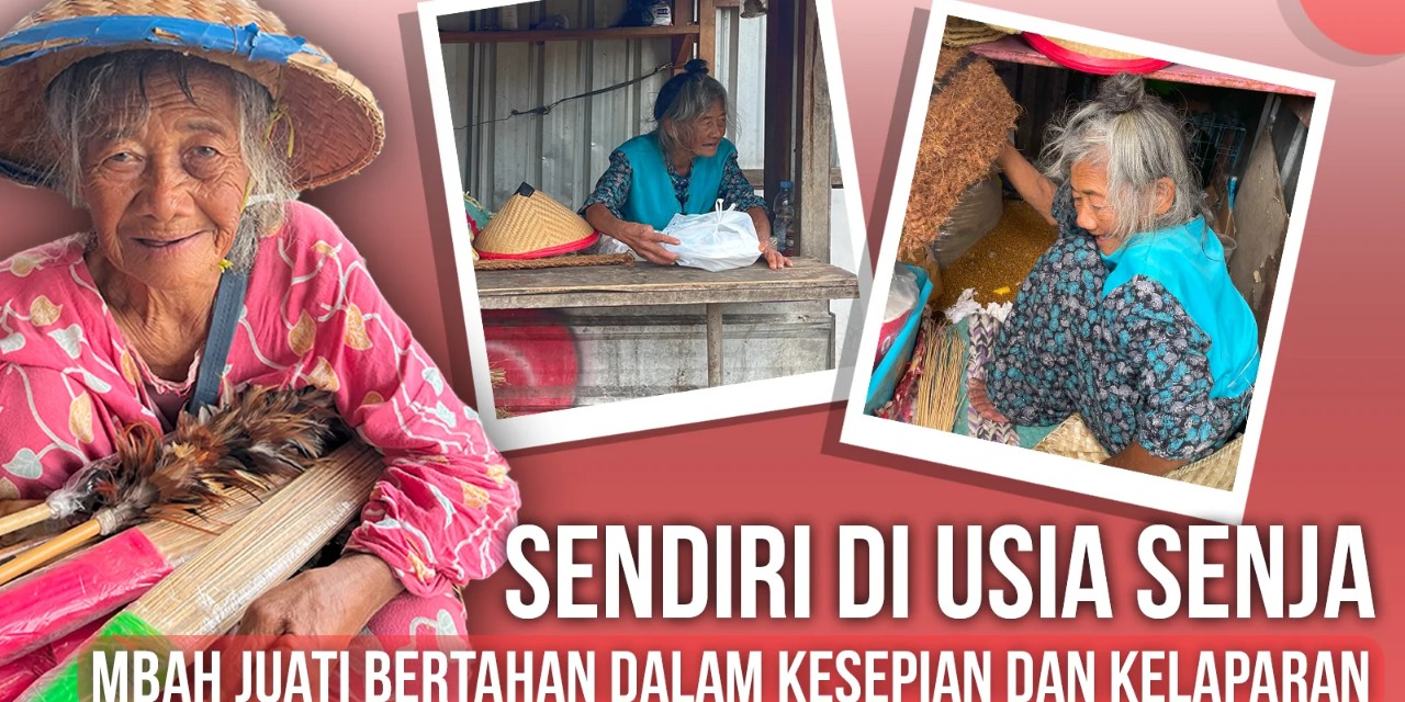 Tinggal di Kontainer, Mbah Juati Ditemani Kucing dan Sepi
