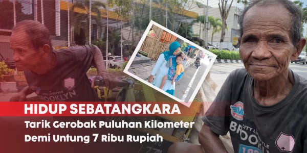 Berjalan 10 KM dengan Mata Katarak, Kakek La Taane Hanya Dapat Rp7.000 Sehari