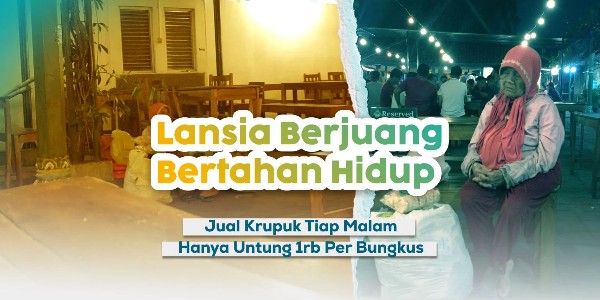 Mbah 78 Th Jual Kerupuk di Angkringan. Untung Rp1000/Bungkus. Diusir dan Nyeri Kaki