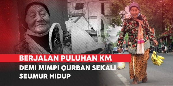 Wujudkan Mimpi Qurban Mbah Slamet, Lansia Dhuafa Bertahan Hidup Sendirian!!